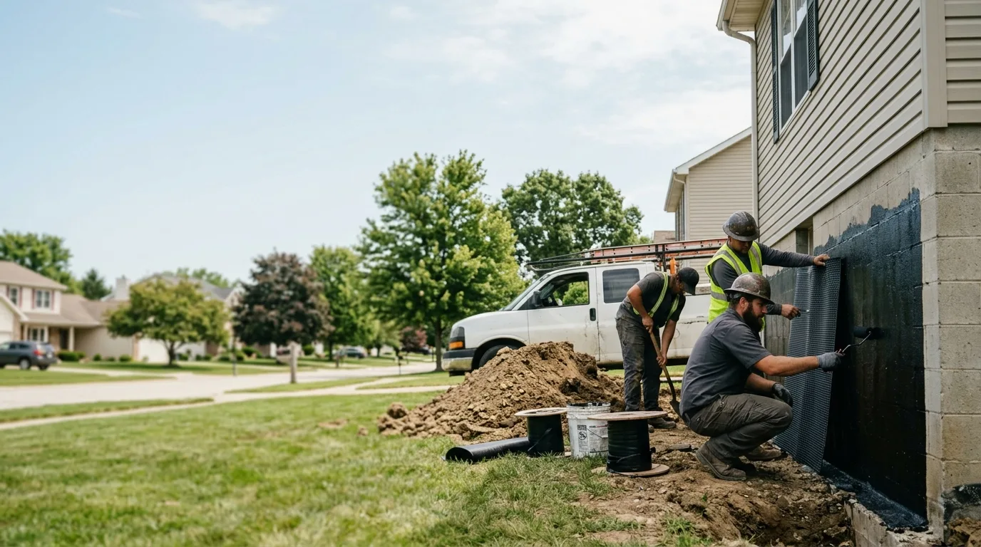 Basement Waterproofing in Fountain City, IN near me
